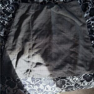 American Eagle Outfitters Black and White Mini Skirt